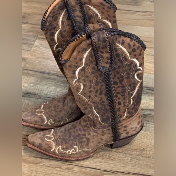 Lucchese Leather Boots size 7 - Picture 4 of 7